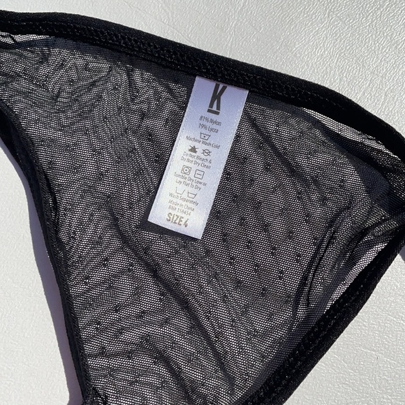Kit undergarments - mesh tank bra & thong size 4 - Picture 8 of 11